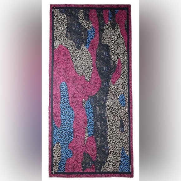 Zadig & Voltaire Maxy Patchwork Coeurs Scarf—NWT - Picture 4 of 5
